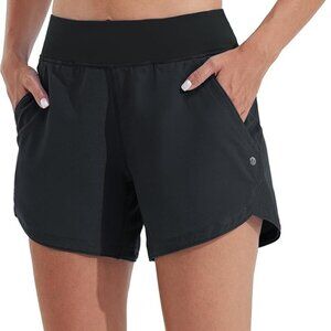 NWT Willit Black Quick Dry Stretch Shorts UPF 50+